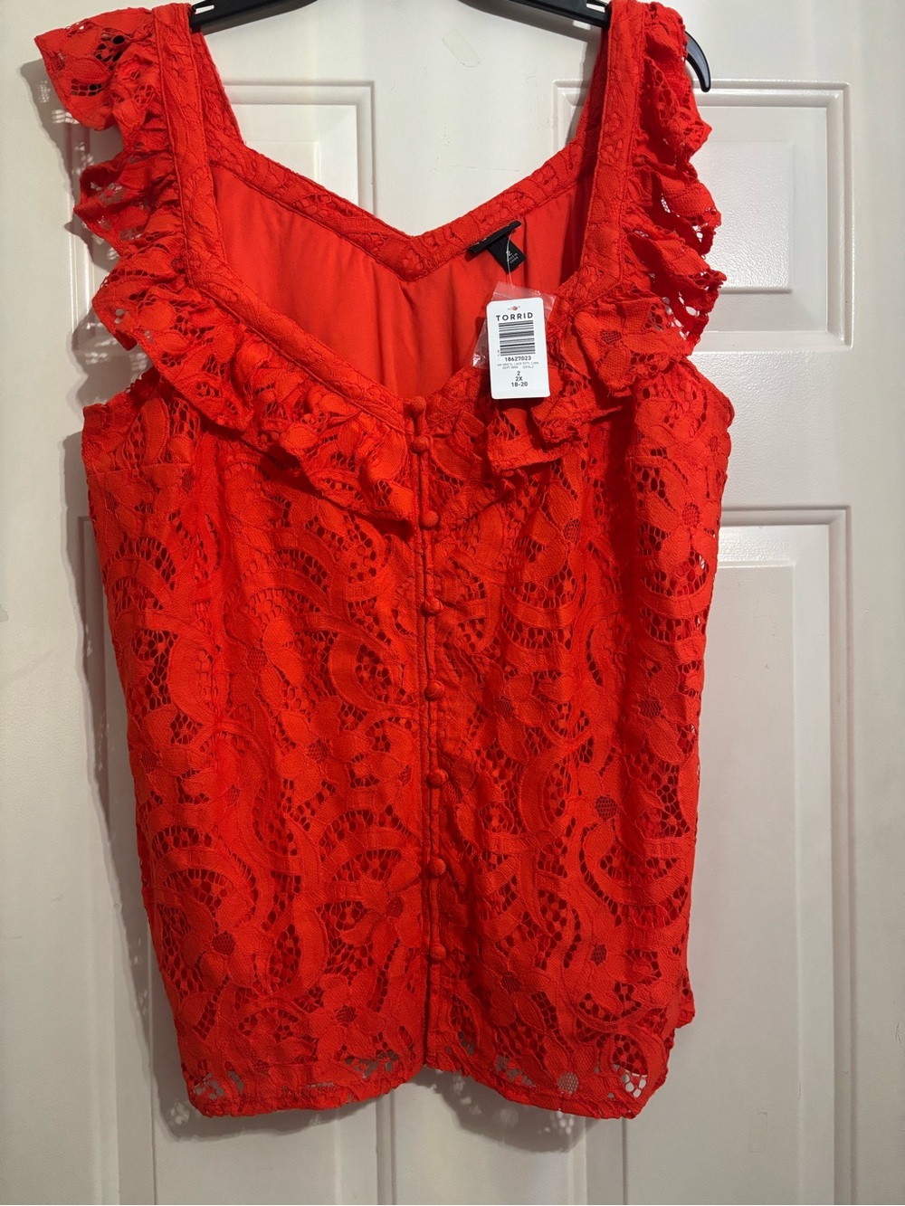 N E W Torrid lacy eyelet top (Torrid—2/ 18-20)
